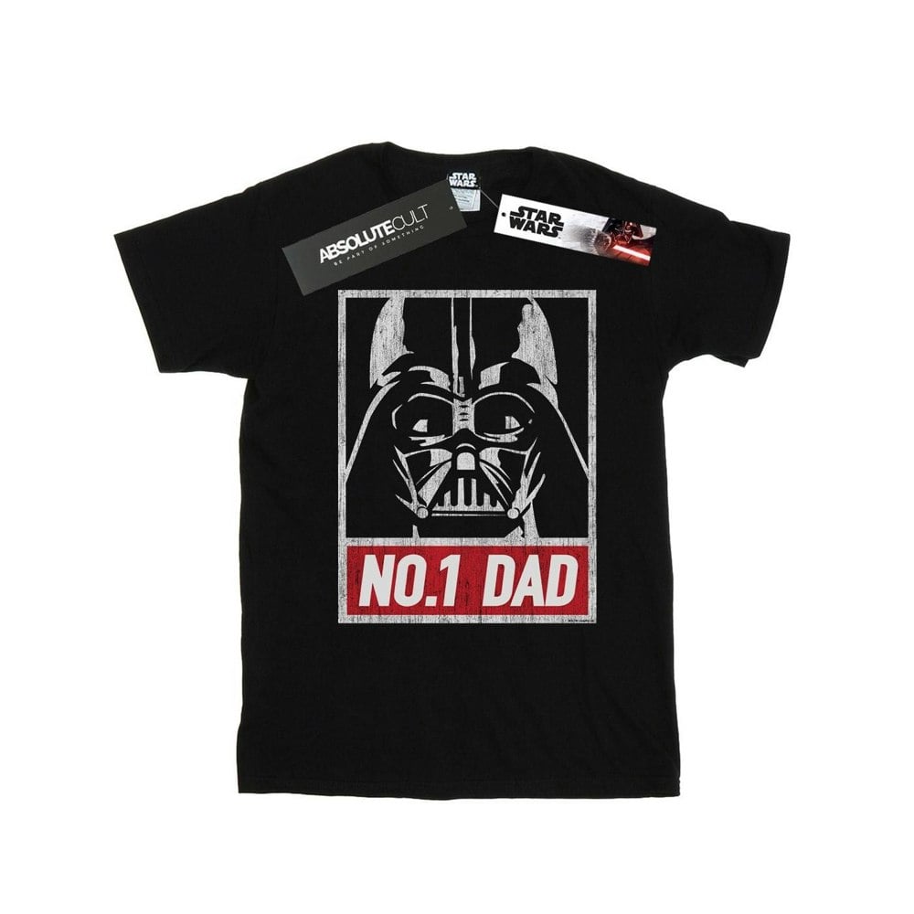 Star Wars Mens Number One Dad T-Shirt - Black