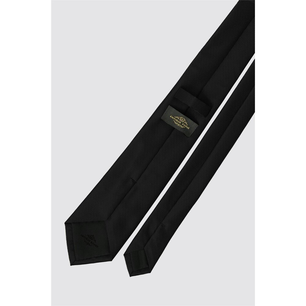 Antique Rogue Black Texture Tie