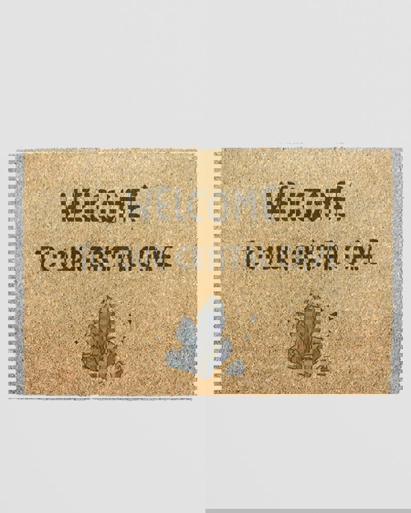 Welcome To Our Crystal Cave Doormat (60 x 40cm)