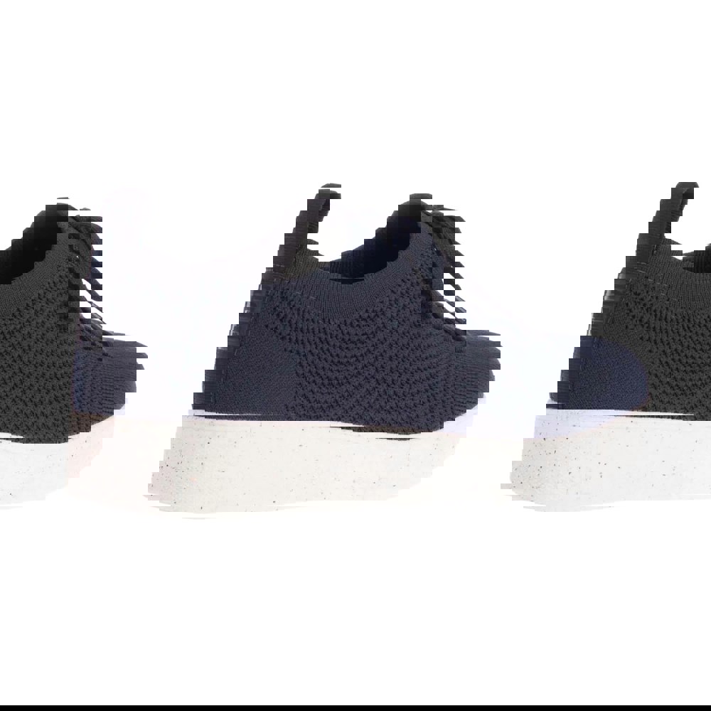 FitFlop Womens Rally E01 Multi-Knit Trainers - Navy