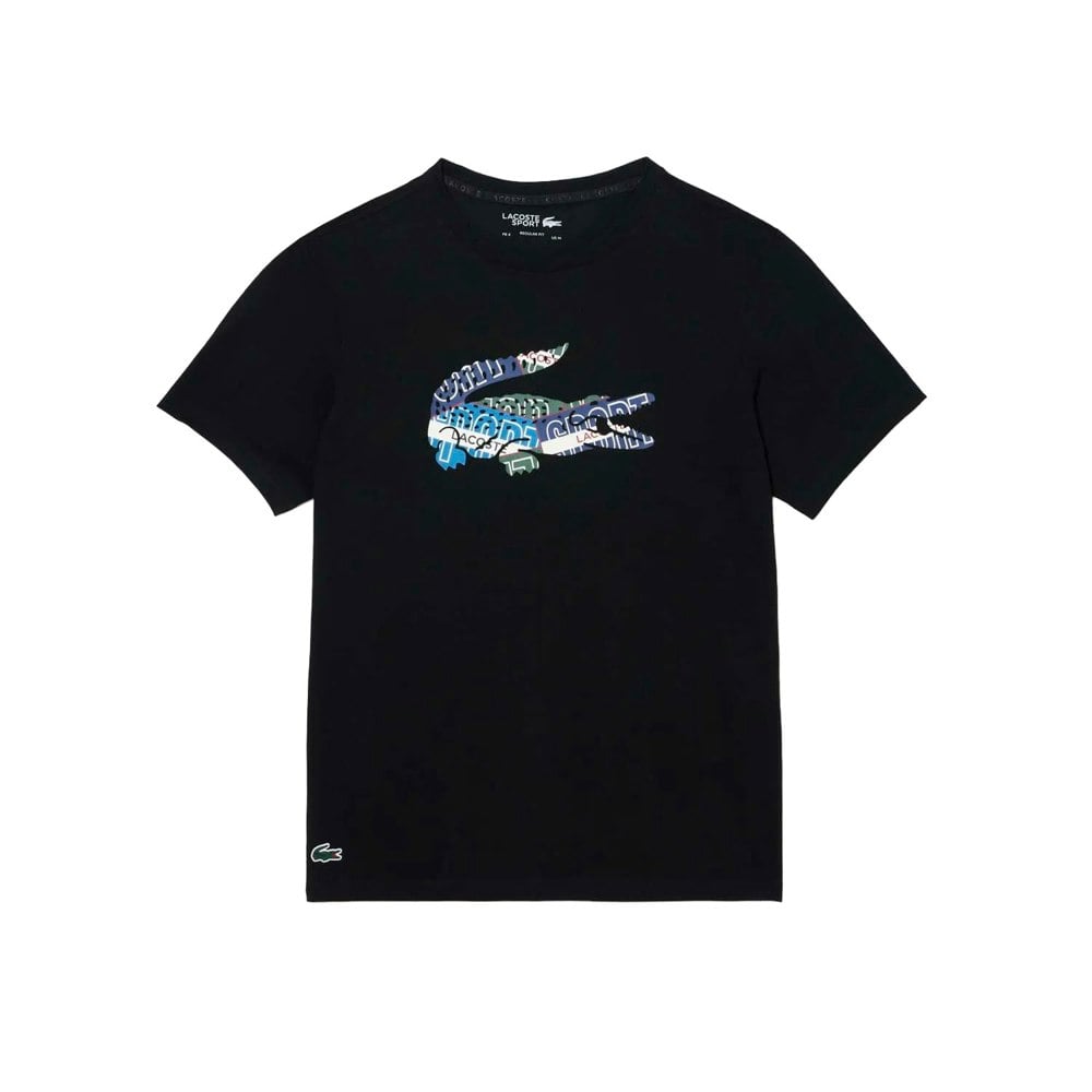 Lacoste Unisex Cotton Jersey Sport T-Shirt - Black
