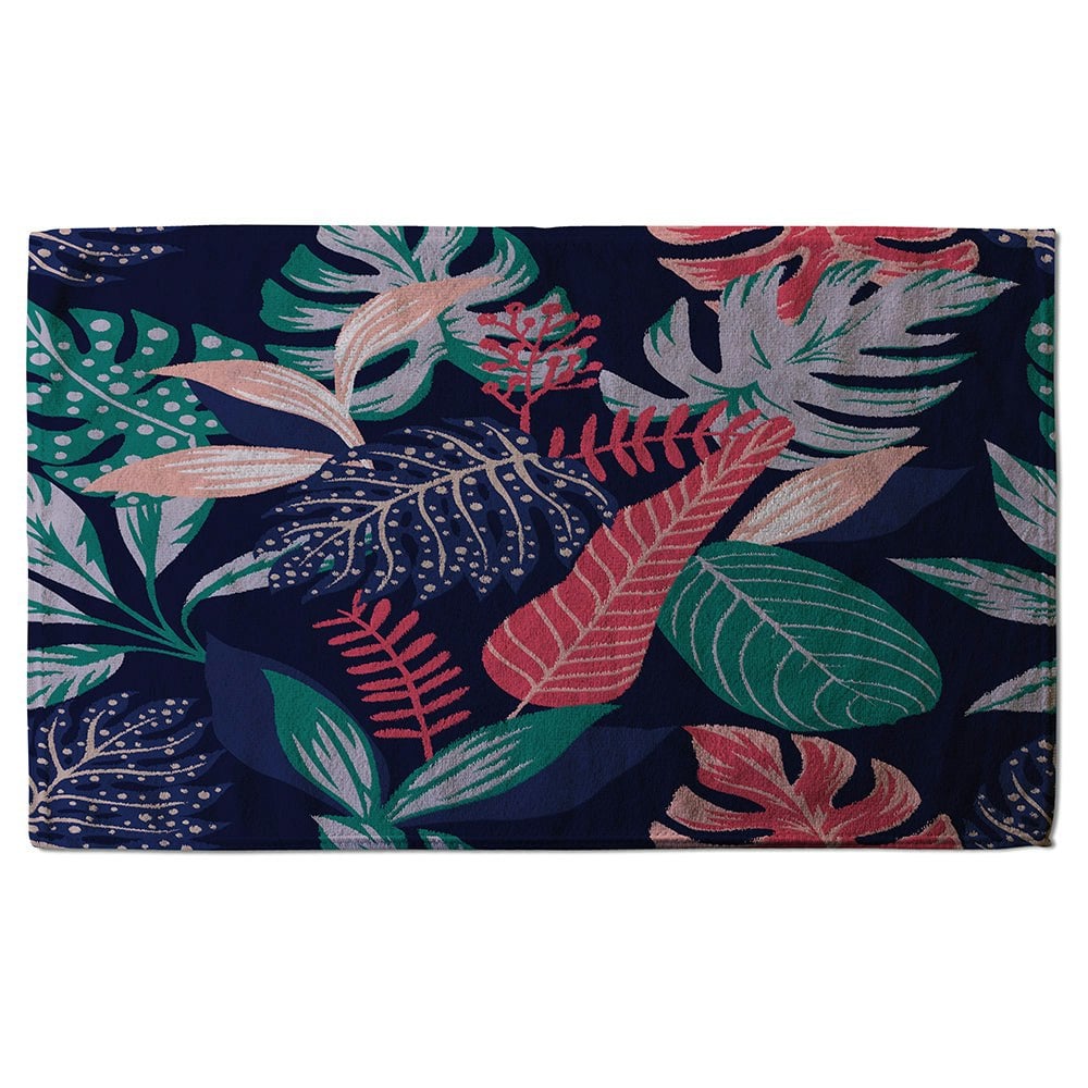 Benjamin Tate Design Tropical Plant Leaves (Bath Towel)
