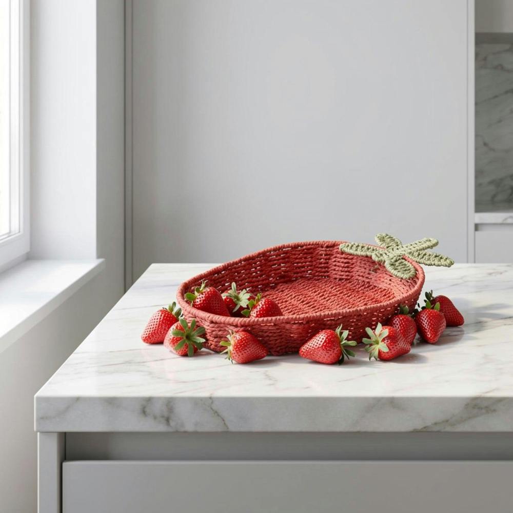Garden Greatness Woven Strawberry Storage Basket