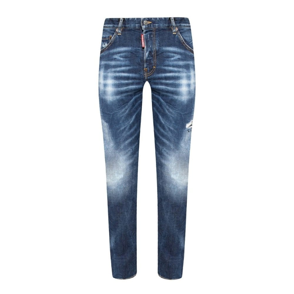DSQUARED2 S71LB0940 S30685 SEXY TWIST JEAN 470 NAVY BLUE JEANS Mens 48