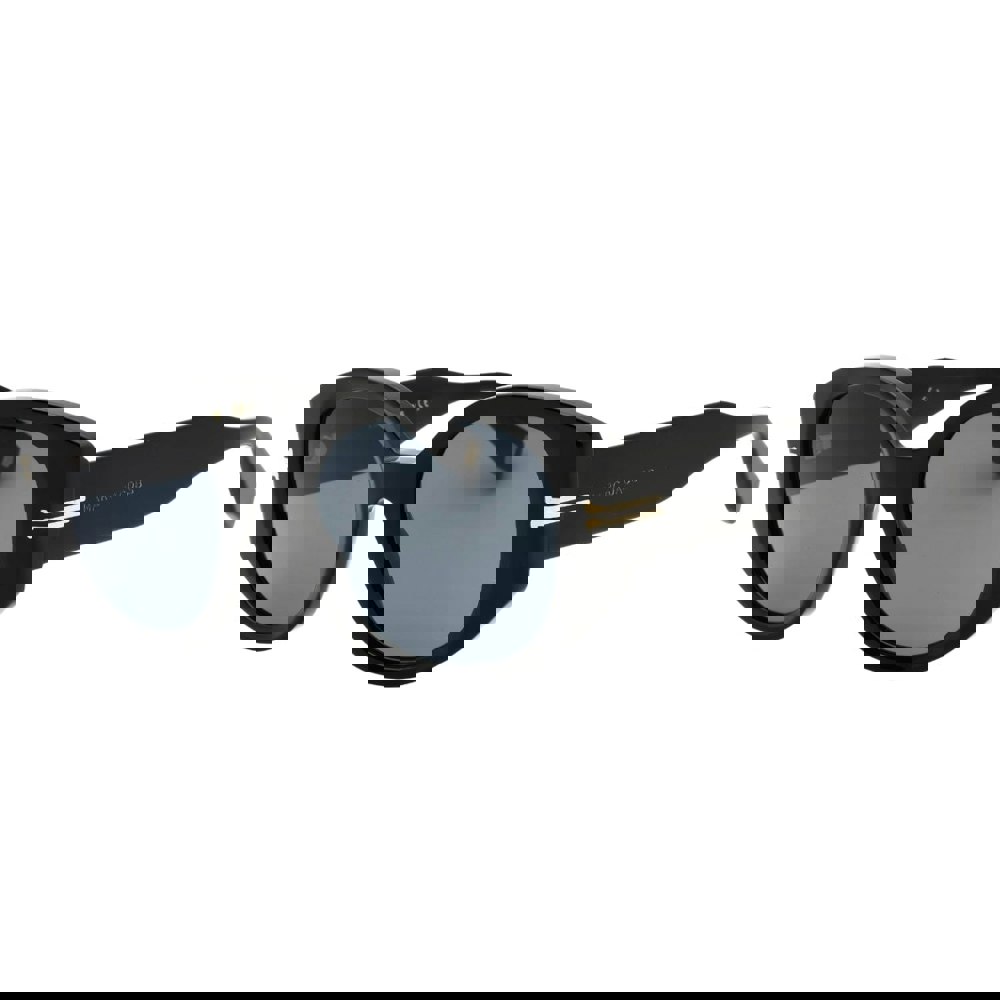 Marc Jacobs Grey Rounded Lens Black Sunglasses One Size