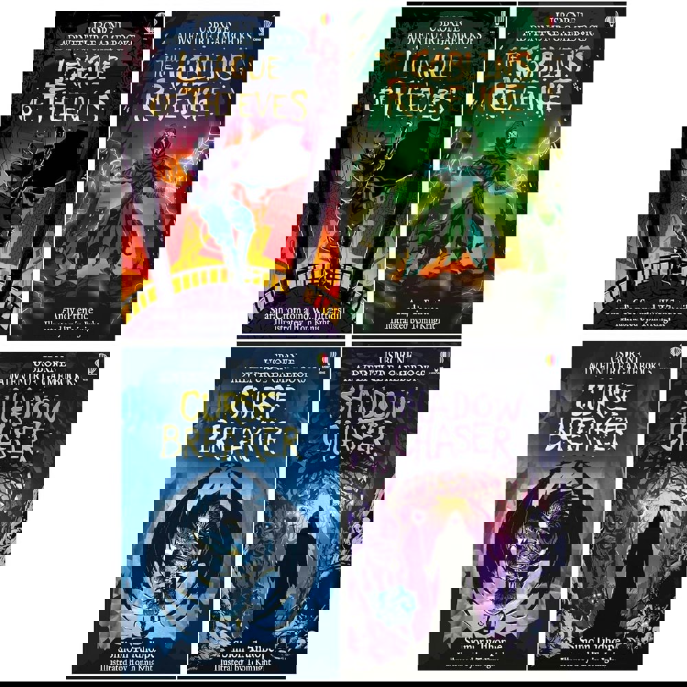 Adventure Gamebooks Series 4 Book Set (Shadow Chaser, Curse Breaker, The Goblin's Revenge & More)