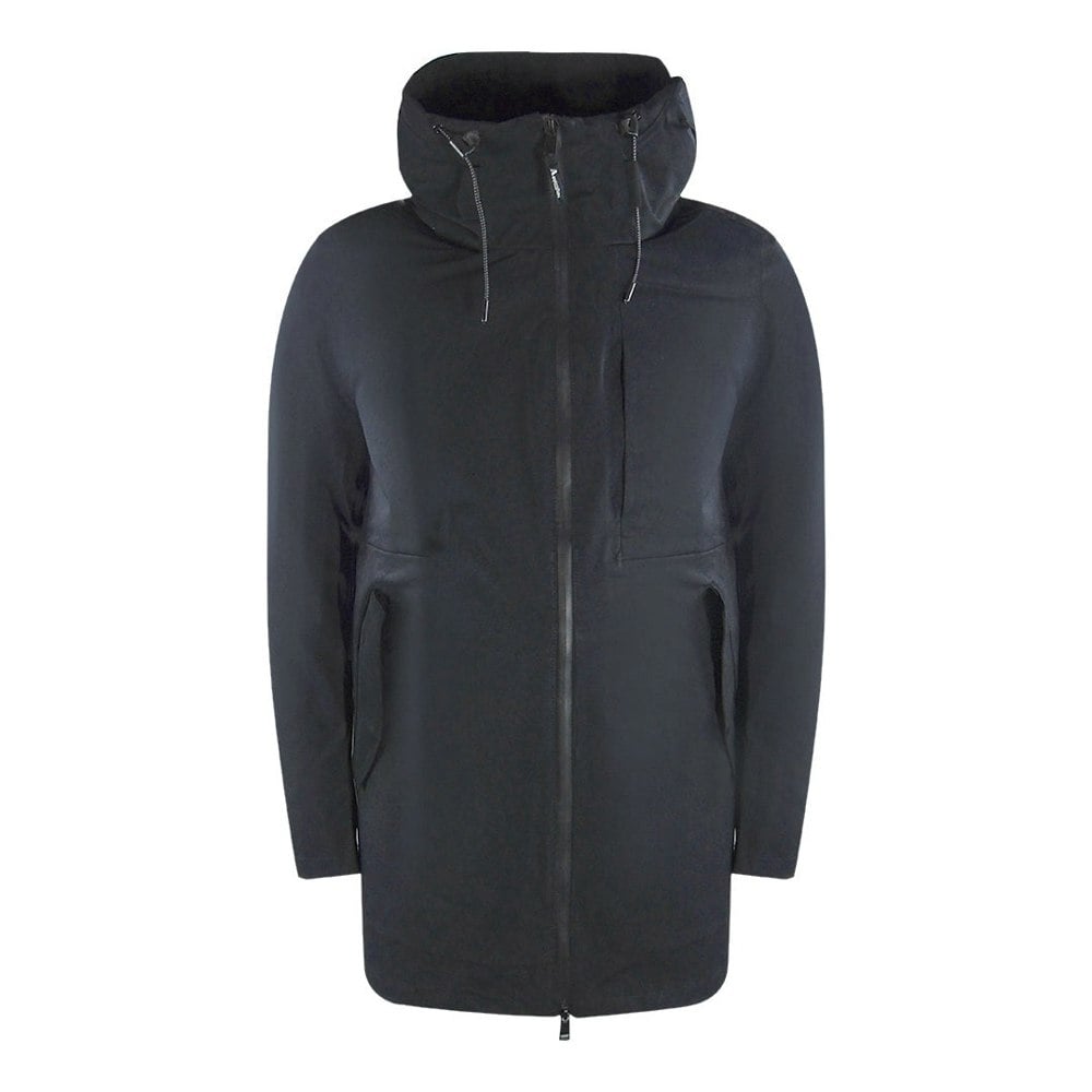 Aquascutum Active 3-Way Parka Black Down Parka Jacket