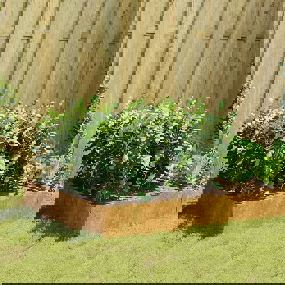 Berkfield Garden Raised Bed 100x100x33.5 cm Corten Steel