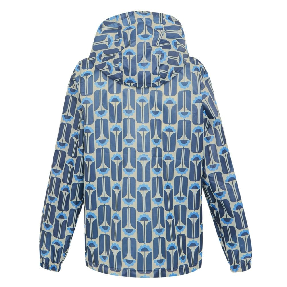 Regatta Womens/Ladies Orla Kiely Tall Flowers Packaway Summer Jacket - Navy