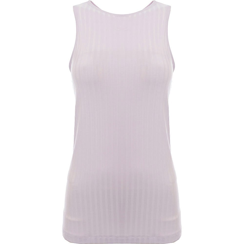Reebok Women's Training Maternity Ribbed Tank in Purple