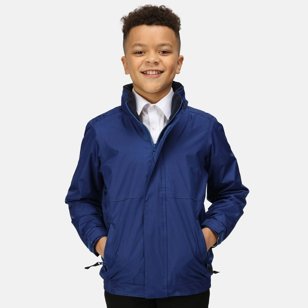 Regatta Childrens Waterproof Windproof Dover Jacket - Royal/Navy
