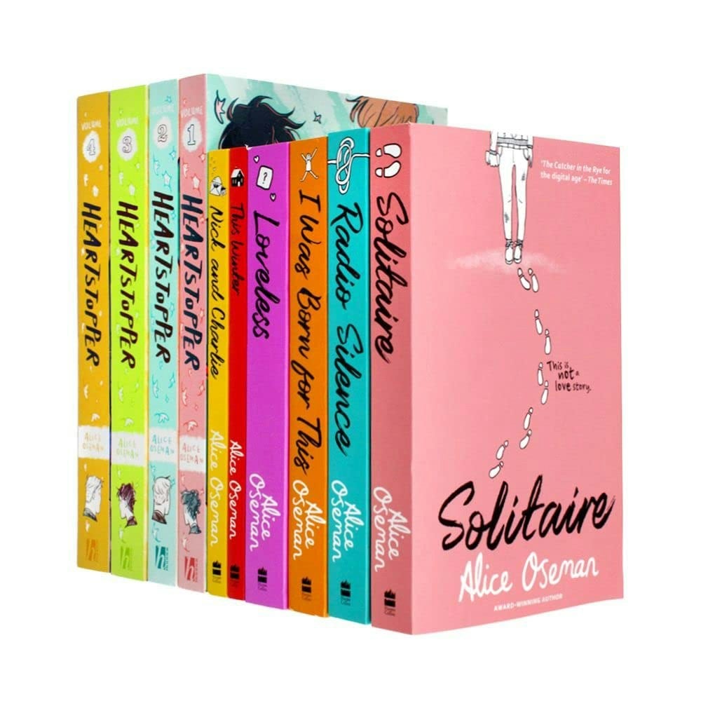 Alice Oseman Collection 10 Book Set (Heart Stopper Series 1-4)