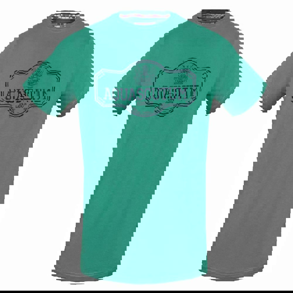 Aquascutum Sign Post Logo Green T-Shirt - Nova Clothing