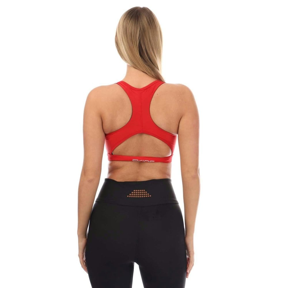 Skins Womens/Ladies Series-3 Active Sports Bra - Red