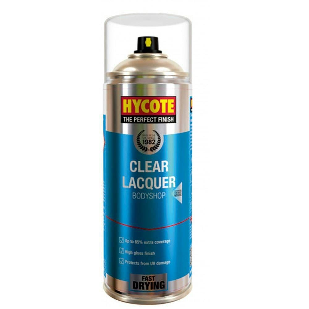 Hycote 5X Hycote Bodyshop Clear Lacquer Spray Paint 400ml