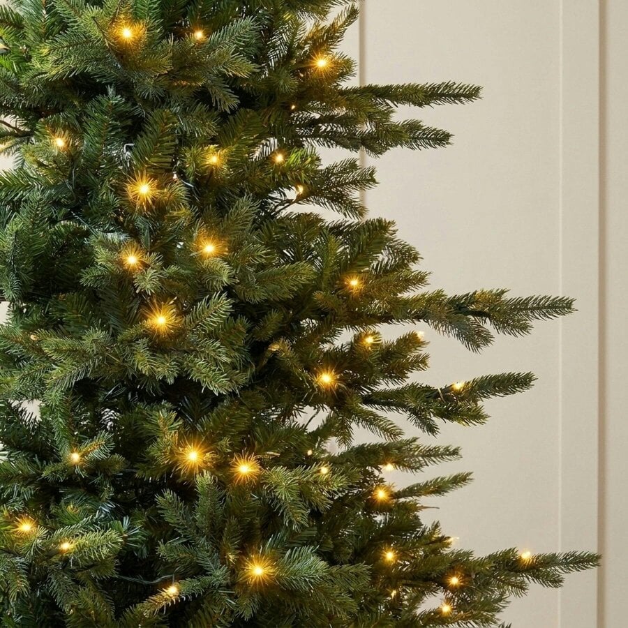 Garden Greatness 6ft Heritage Fir Pre-Lit Artificial Spruce Christmas Tree