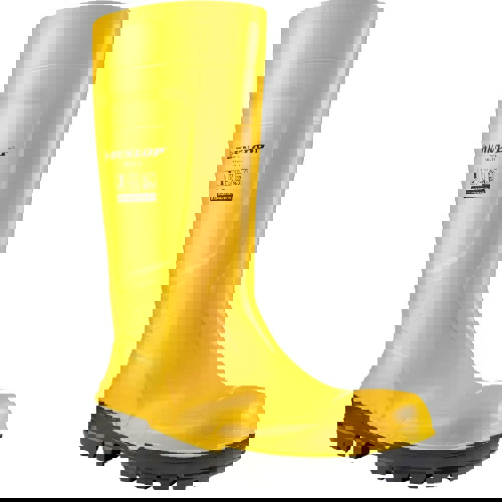 Dunlop Unisex Adult Work-It Safety Wellington Boots - Yellow