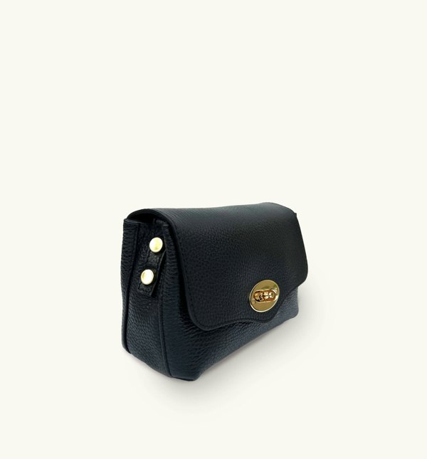 Apatchy London The Maddie Leather Bag - Black