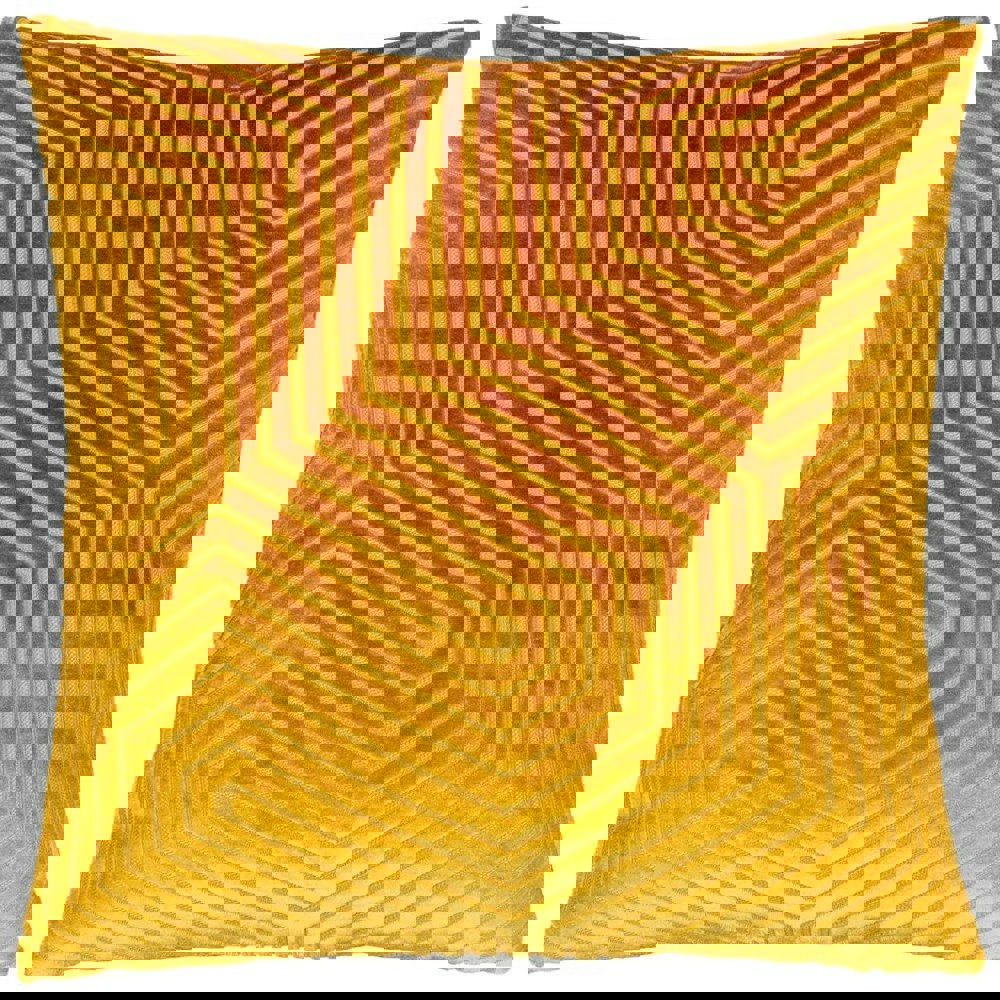 Paoletti Evoke Cut Cushion Cover - Gold
