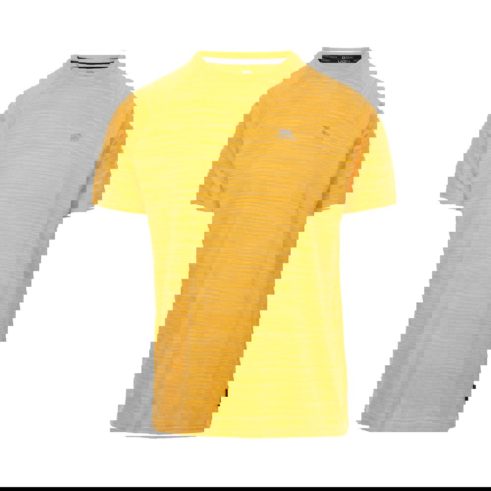 Trespass Mens Leecana TP75 T-Shirt - Pale Maize Marl