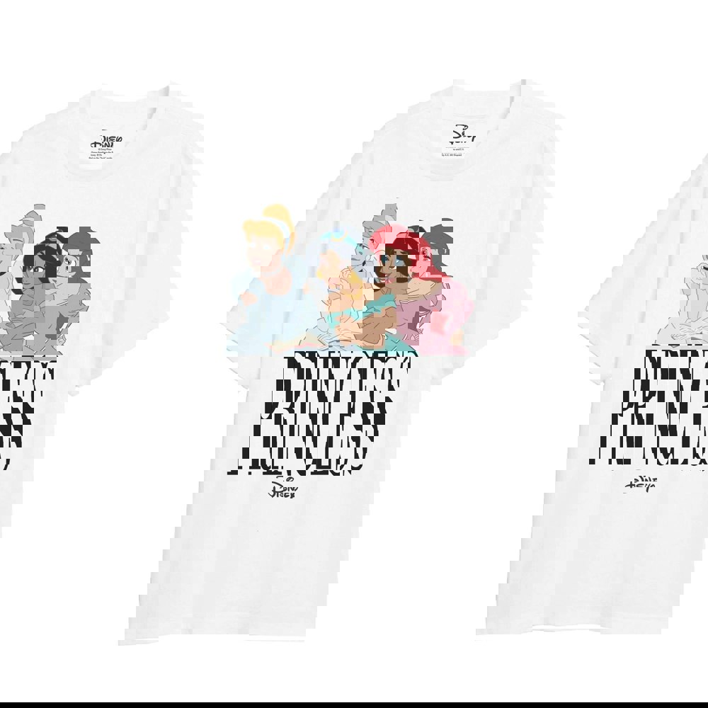Disney Girls Princess Trio T-Shirt - White