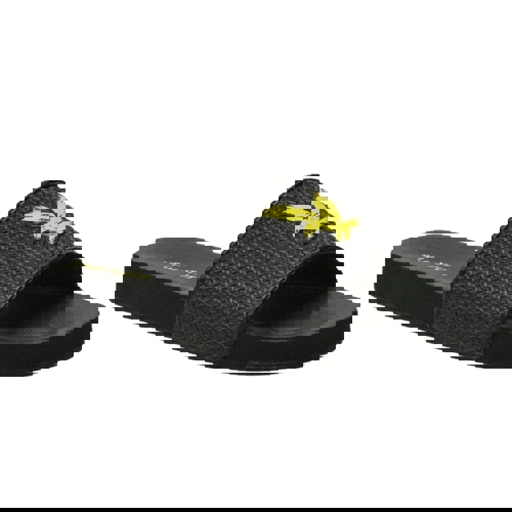 Lyle & Scott Logo Jet Black Slides