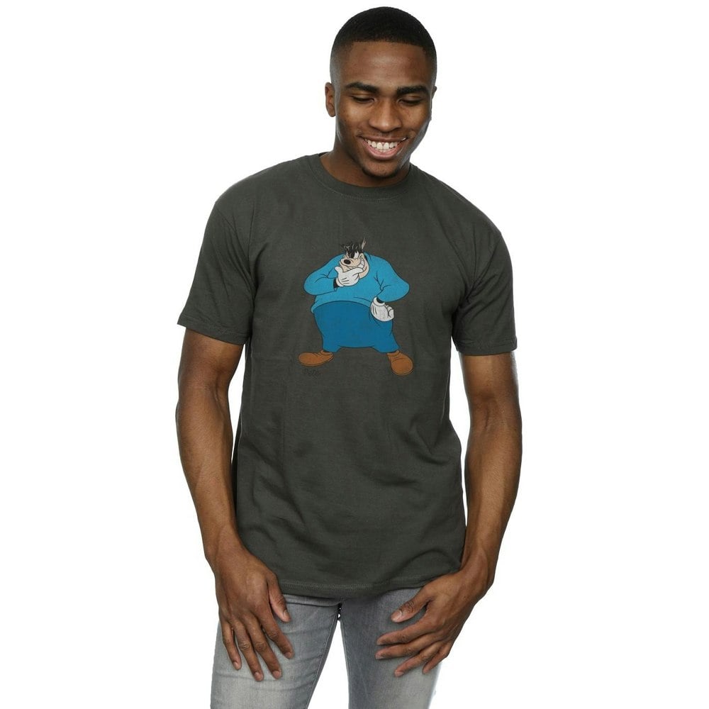 Disney Mens Classic Pete T-Shirt - Light Graphite