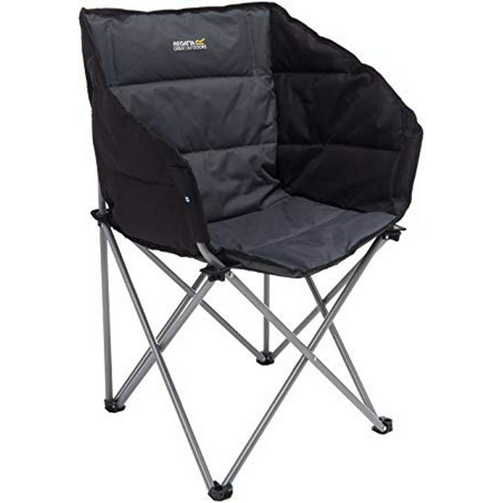 Regatta Great Outdoors Navas Camping Chair - Black/Seal Grey