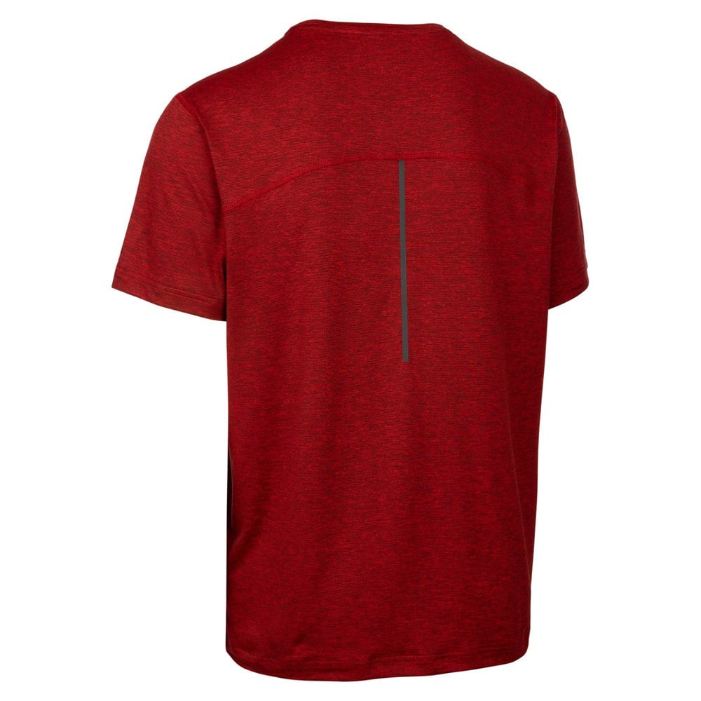 Trespass Mens Doyle DLX Marl T-Shirt - Red Marl