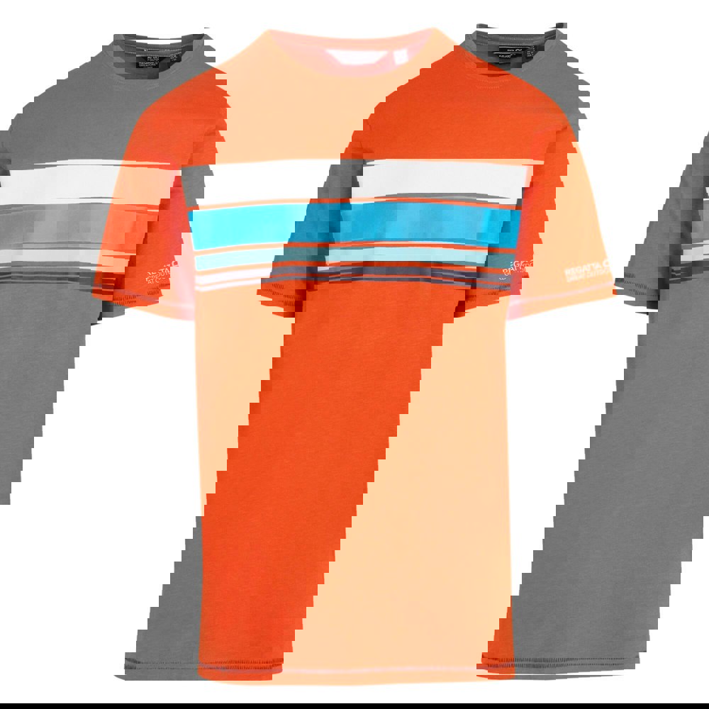 Regatta Mens Rayonner T-Shirt - Rusty Orange