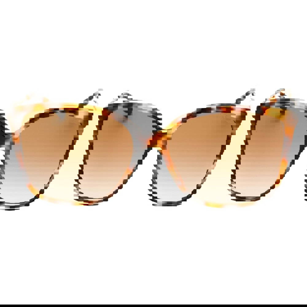 Michael Kors Brown Gradient Lens Amber Tortoise Brown Sunglasses