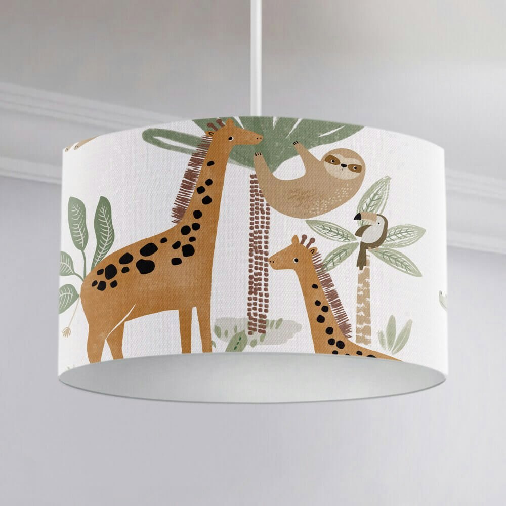 Jungle Safari Ceiling Lampshade - Happy Linen Company