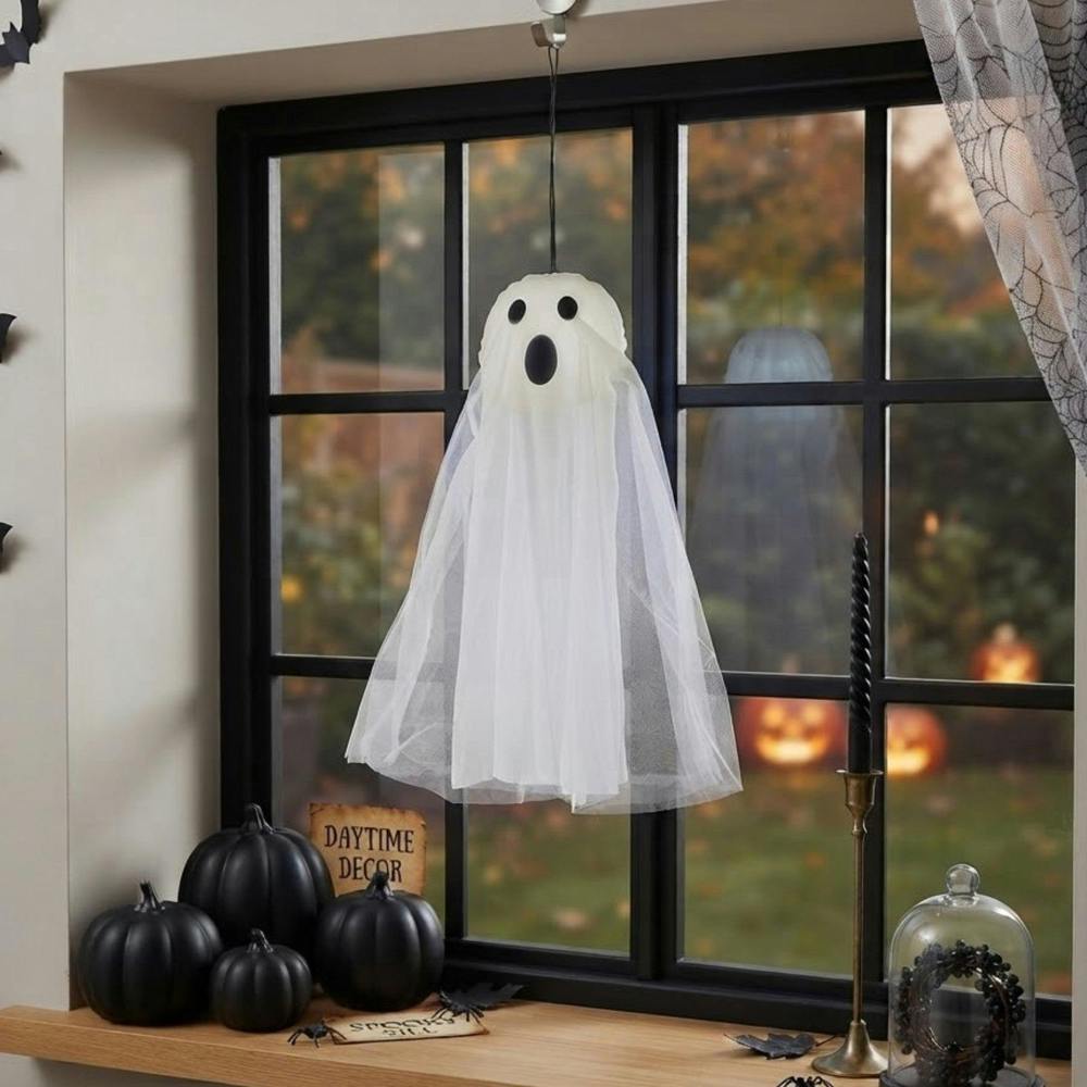 Garden Greatness Hanging Light Up Spooky Ghost Decor