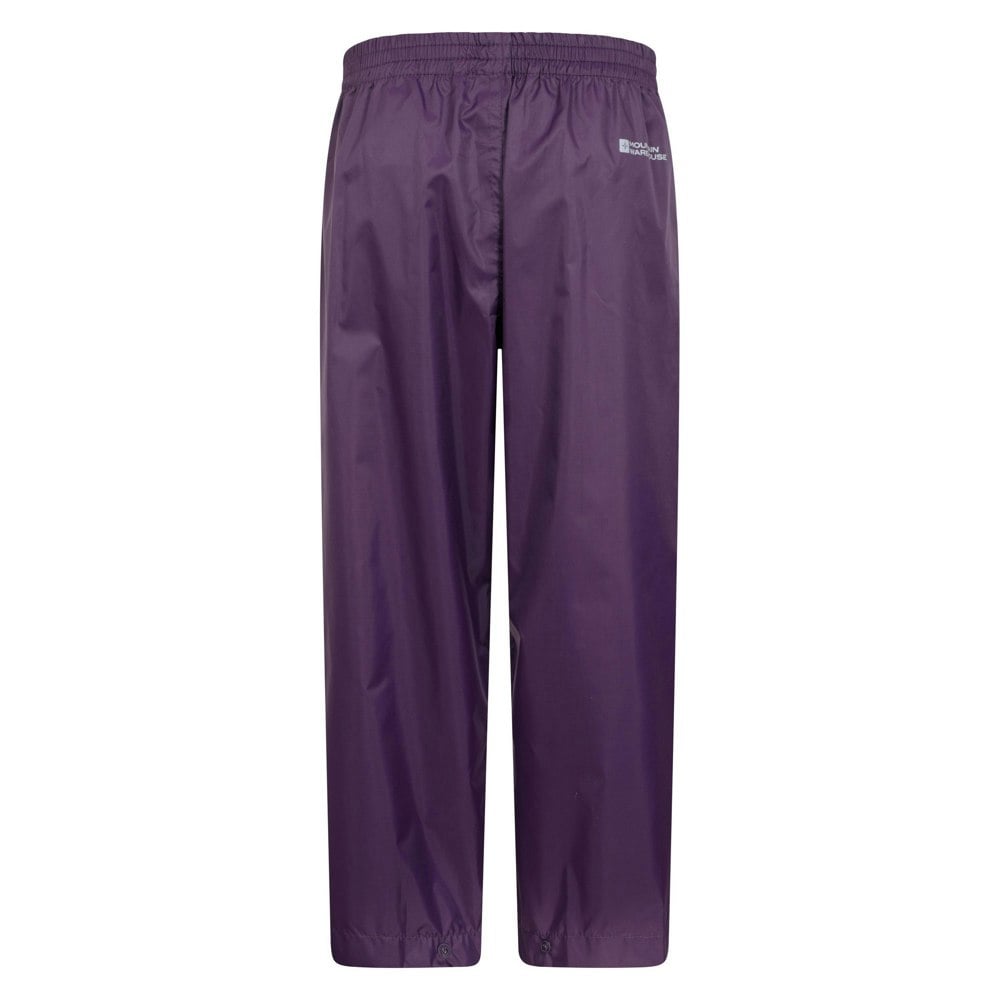 Mountain Warehouse Kids Pakka II Waterproof Over Trousers - Purple