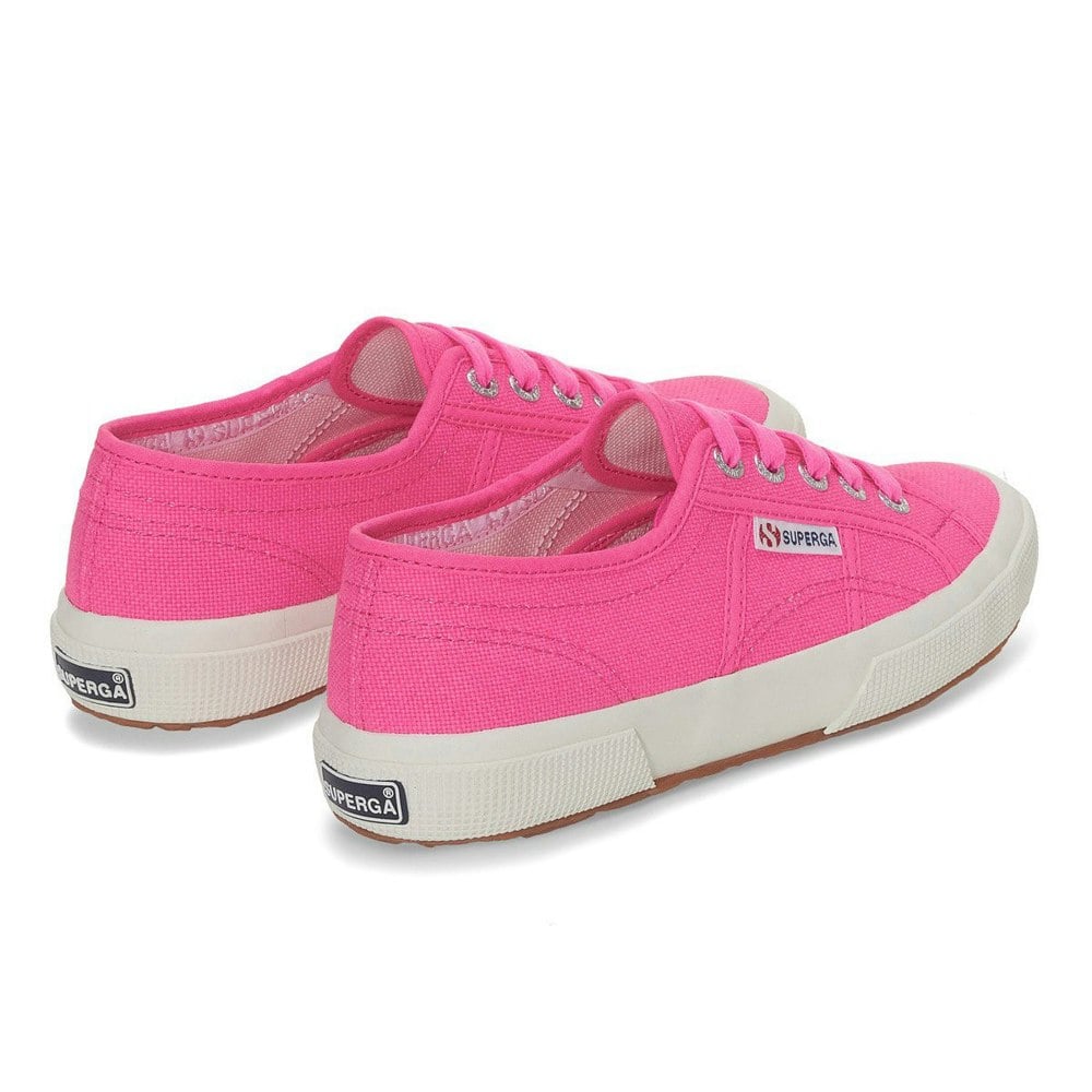 Superga 2750 OG Cotu Classic Women's Vegan Trainers - Neon Pink / Avorio