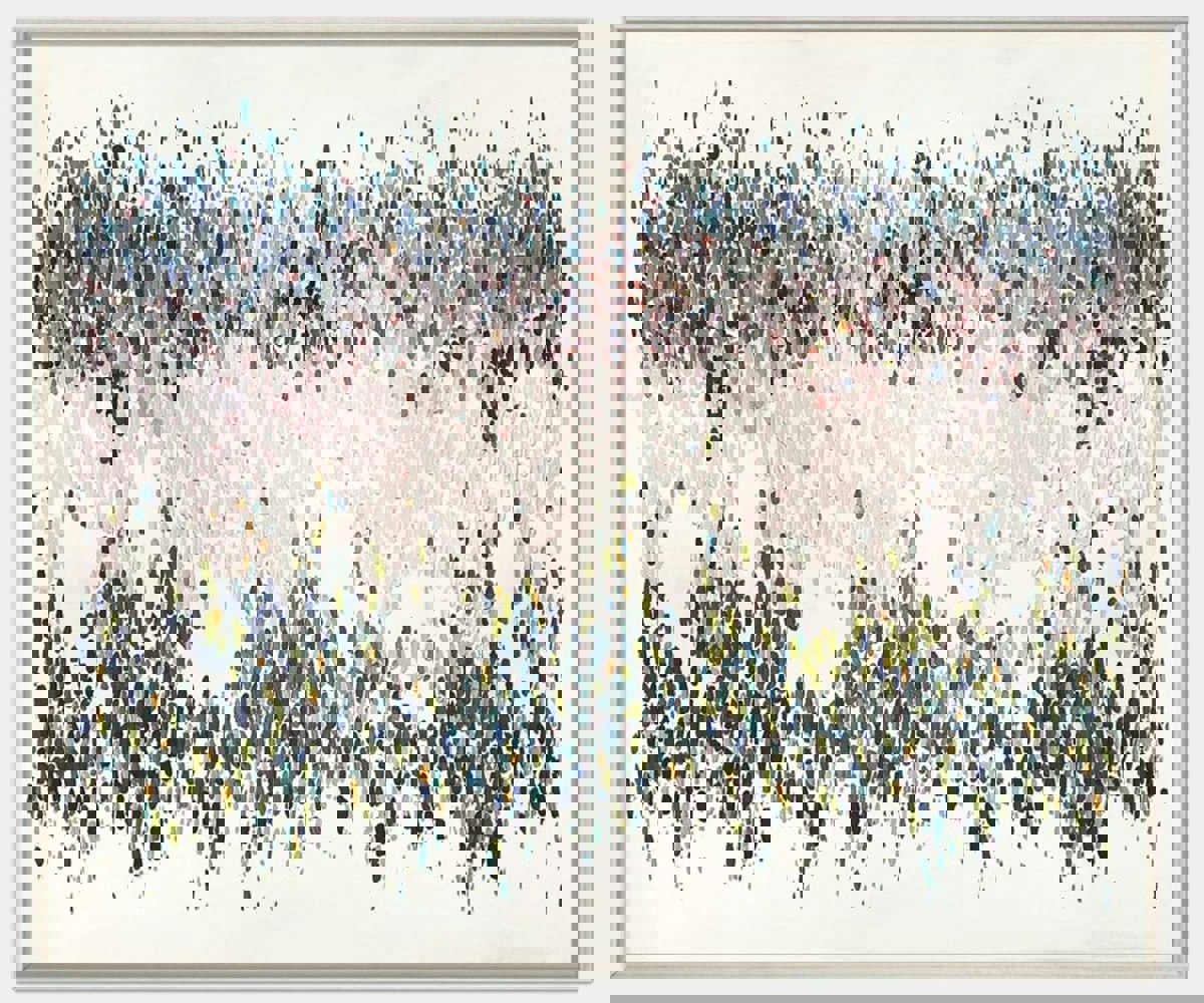Luxury abstract canvas art from the Quintessa Akima Collection, perfect for modern interior design and upscale home decor.