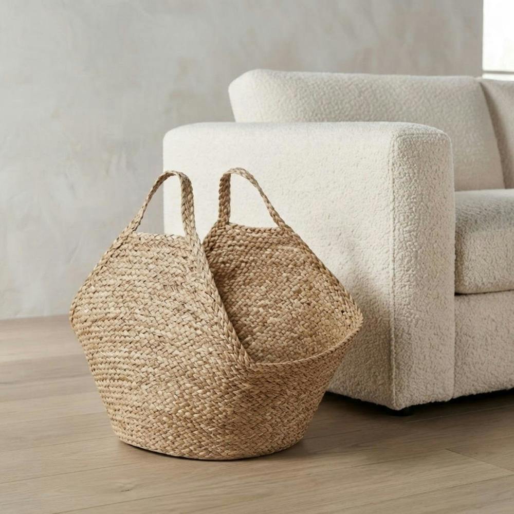 Garden Greatness Timeless Woven Wicker Storage Basket