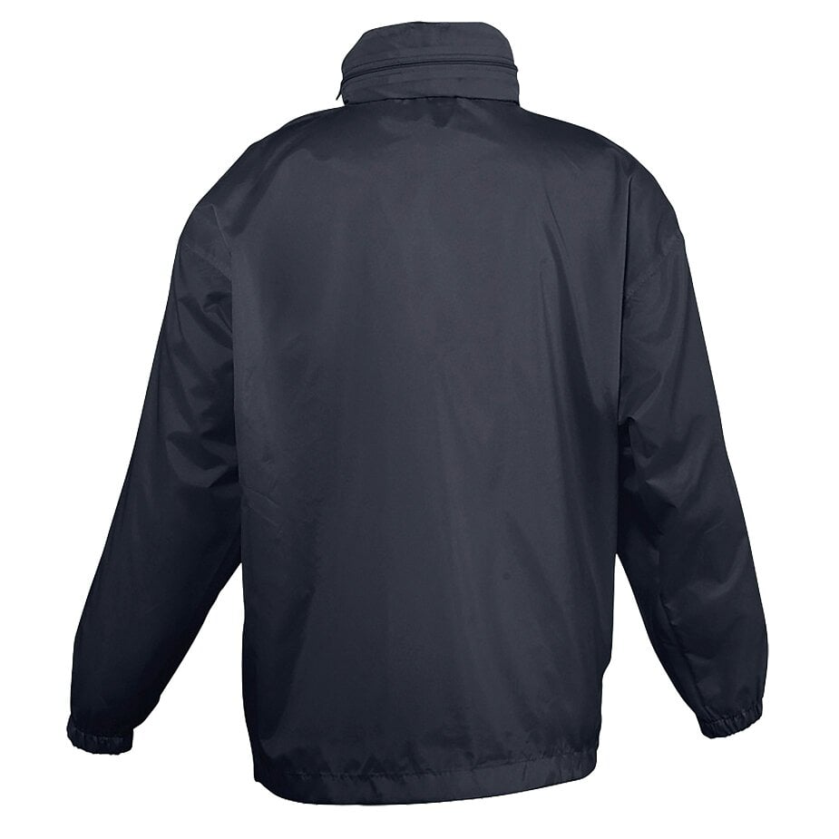 SOLS Kids Unisex Surf Windbreaker Jacket (Water Resistant And Windproof) - Navy