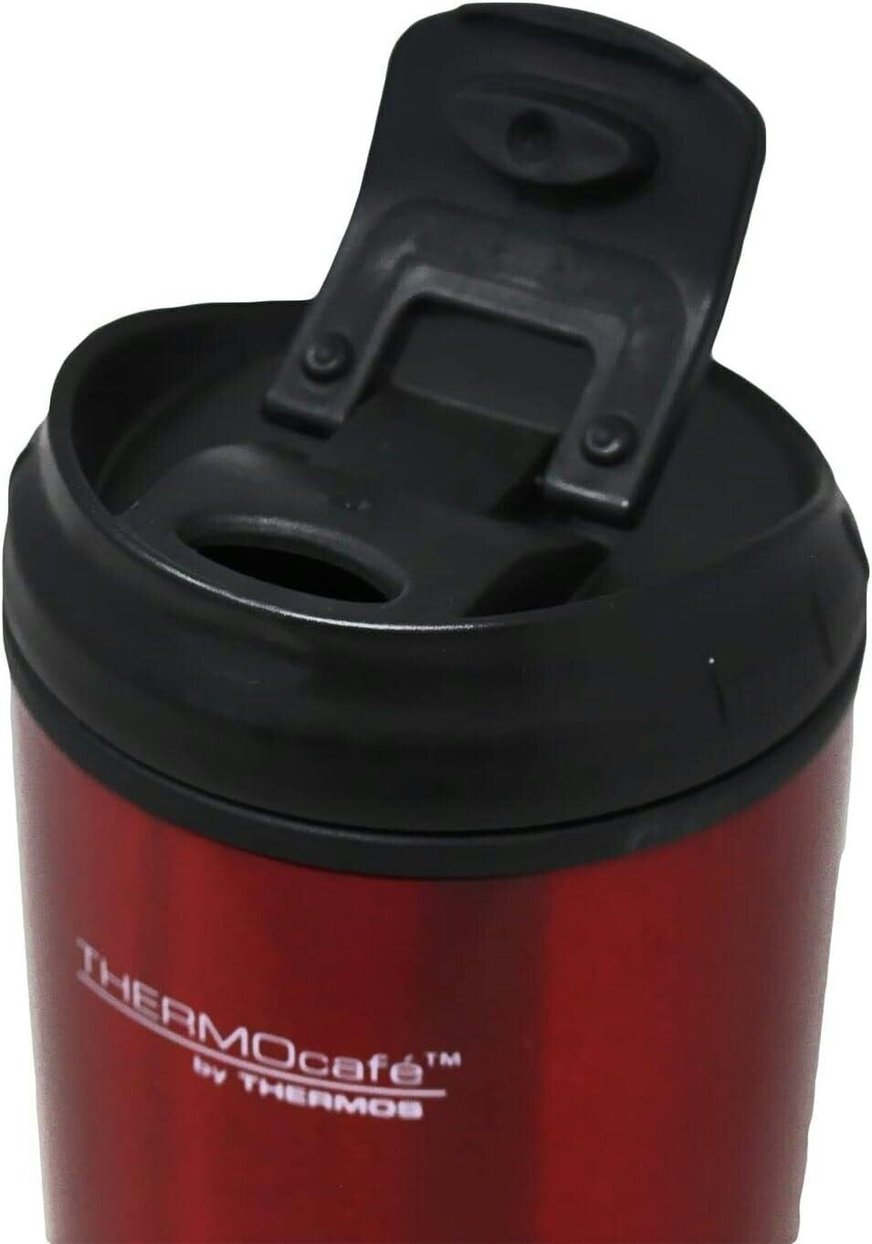 Thermos ThermoCafe Reusable Travel Tumbler Red 170269