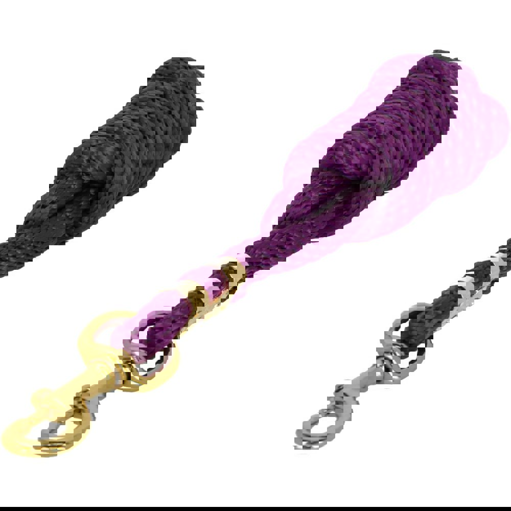 Shires Topaz Horse Lead Rope - Purple