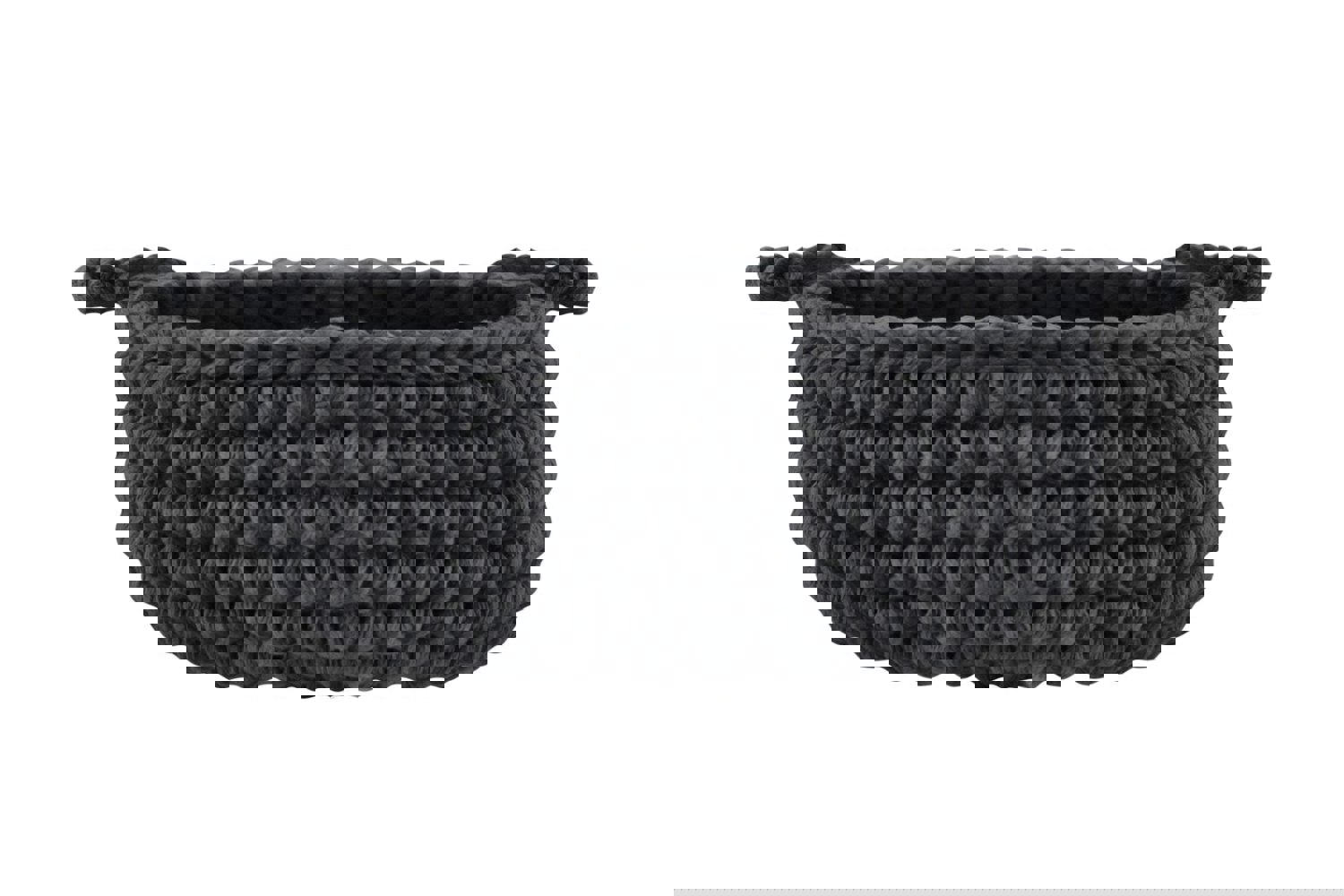 Small basket CHARCOAL - Zuri House