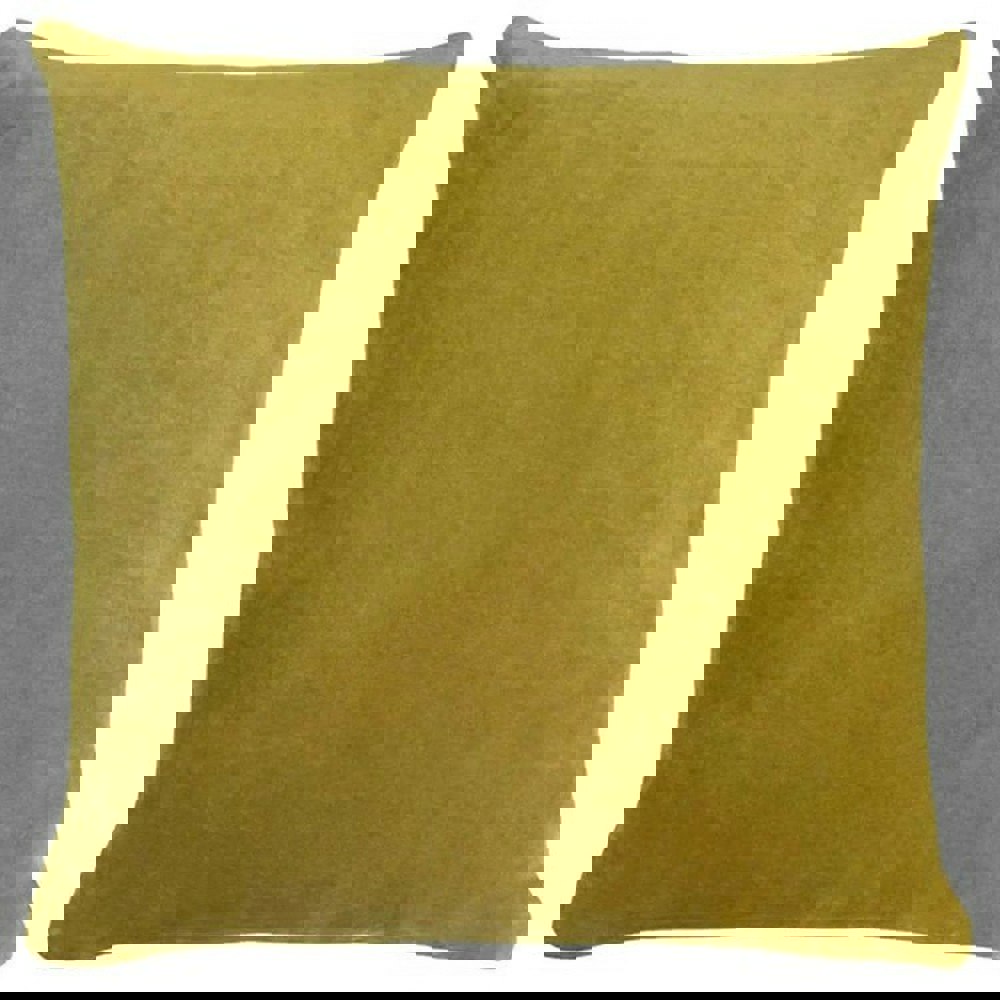 Furn Solo Velvet Square Cushion Cover - Olive