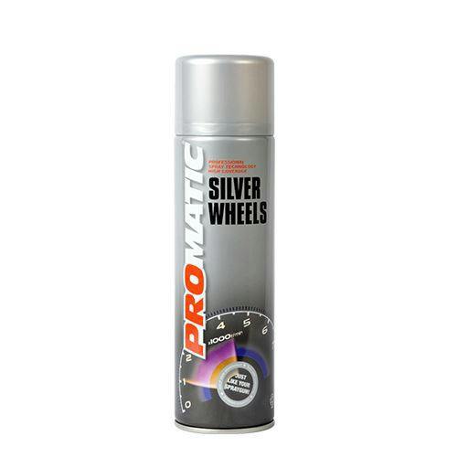 Promatic 4X Promatic Wheel Silver Spray Paint 500ml