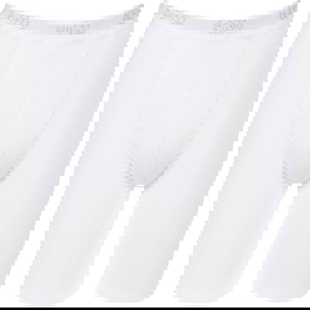 Sloggi Basic Long Boxer Brief, White