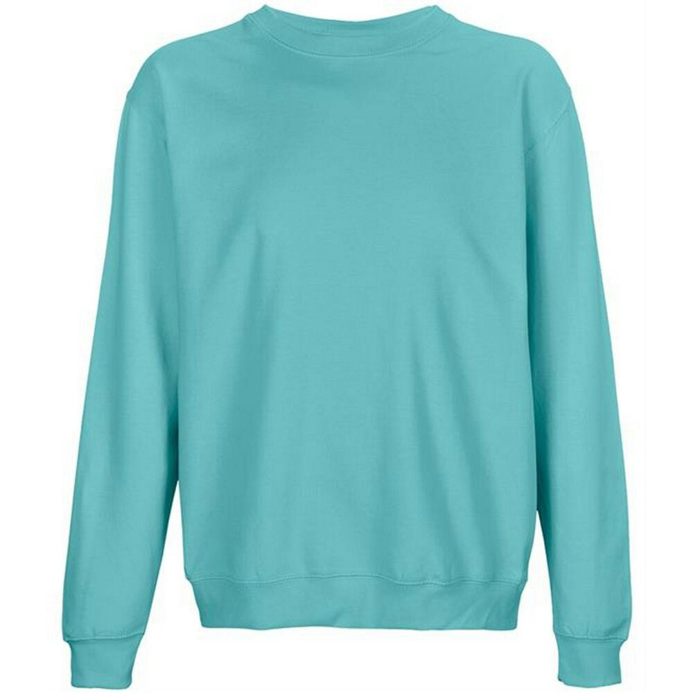 SOLS Unisex Adult Columbia Sweatshirt - Pool Blue - Pool Blue - 80% Cotton/20% Recycled Polyester
