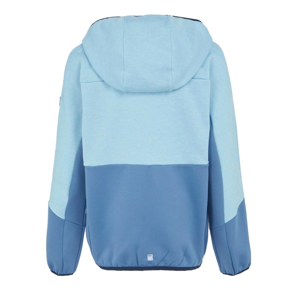 Regatta Childrens/Kids Dissolver IX Marl Full Zip Fleece Jacket - Clear Sky/Coronet Blue