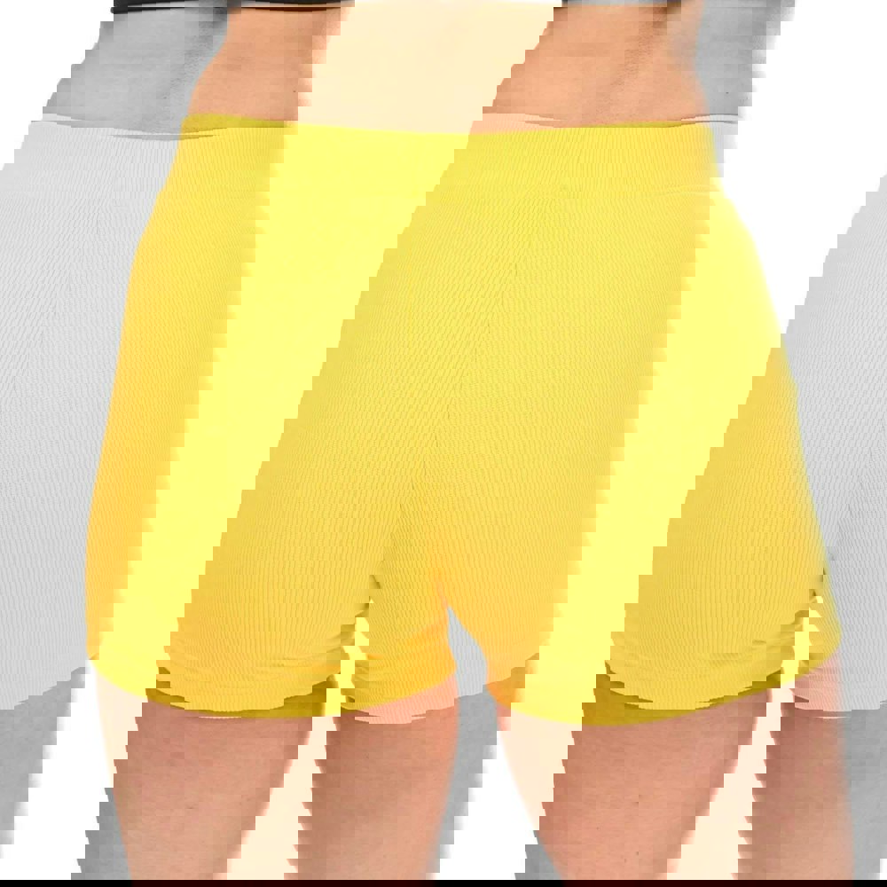 Adidas Womens/Ladies Terrycloth Lounge Shorts - Gold