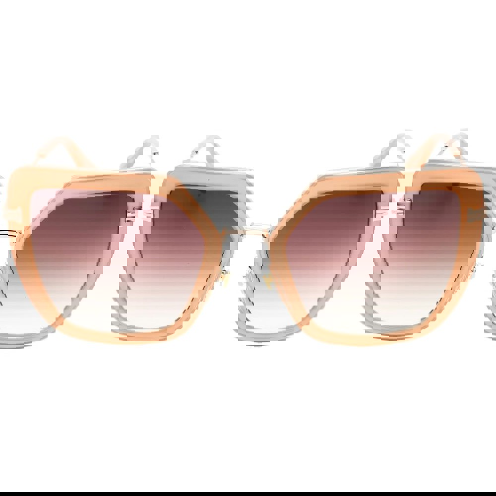 Marc Jacobs Brown SF Lens Gold Nude Sunglasses One Size