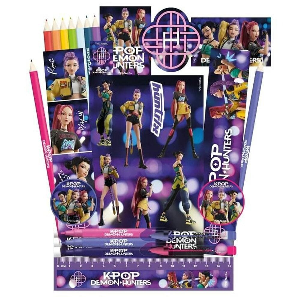 K-Pop Demon Hunters Stationery Advent Calendar, Advent Calendars And Cards, Entertainment, Gift