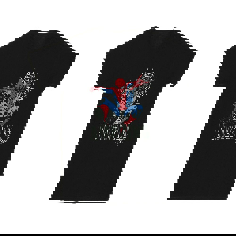 Marvel Boys Spider-Man Amazing T-Shirt - Black